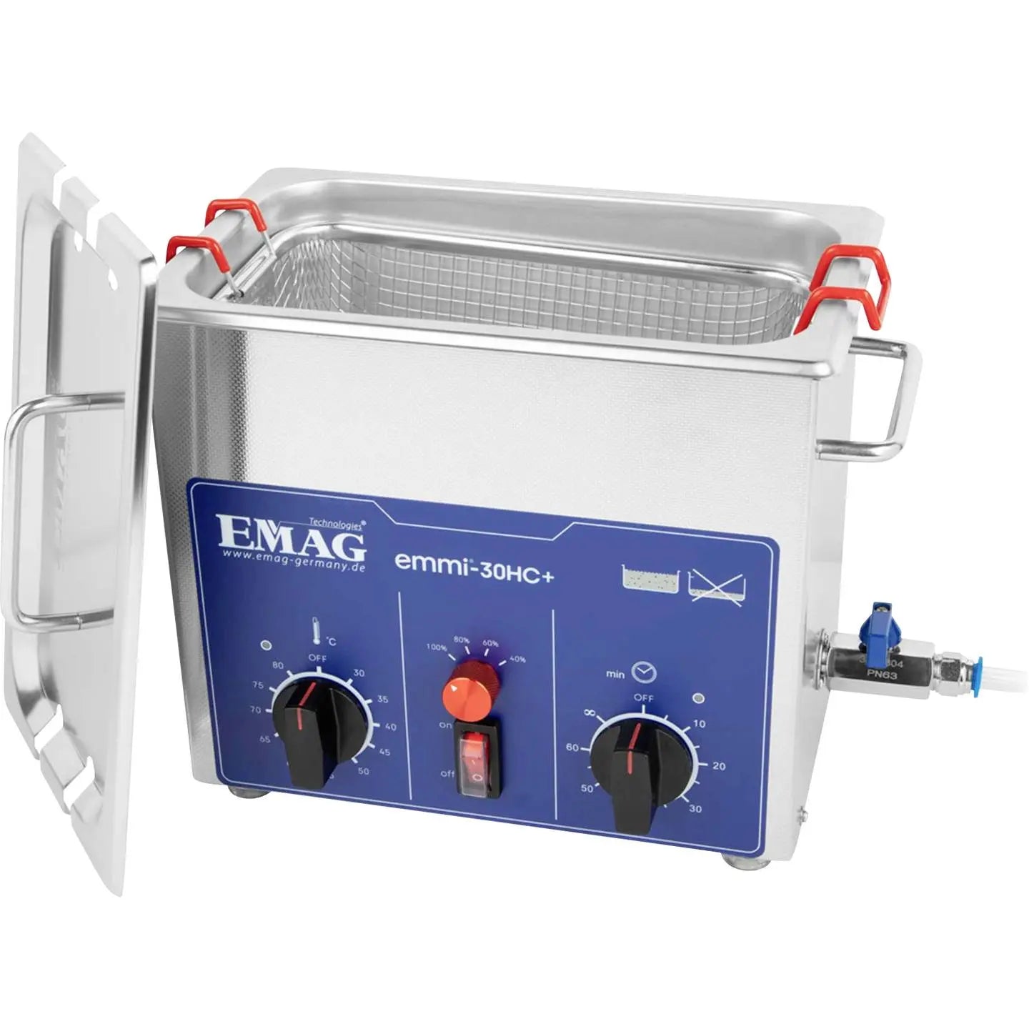 B-Ware Emag Ultraschallreiniger Reinigungsgerät Emmi 30 Hc Plus Heizung Edelstahl