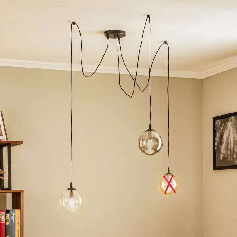 B-Ware Emibig Lighting Hängeleuchte Pendelleuchte Glassy Transparent Siehe Text/Foto