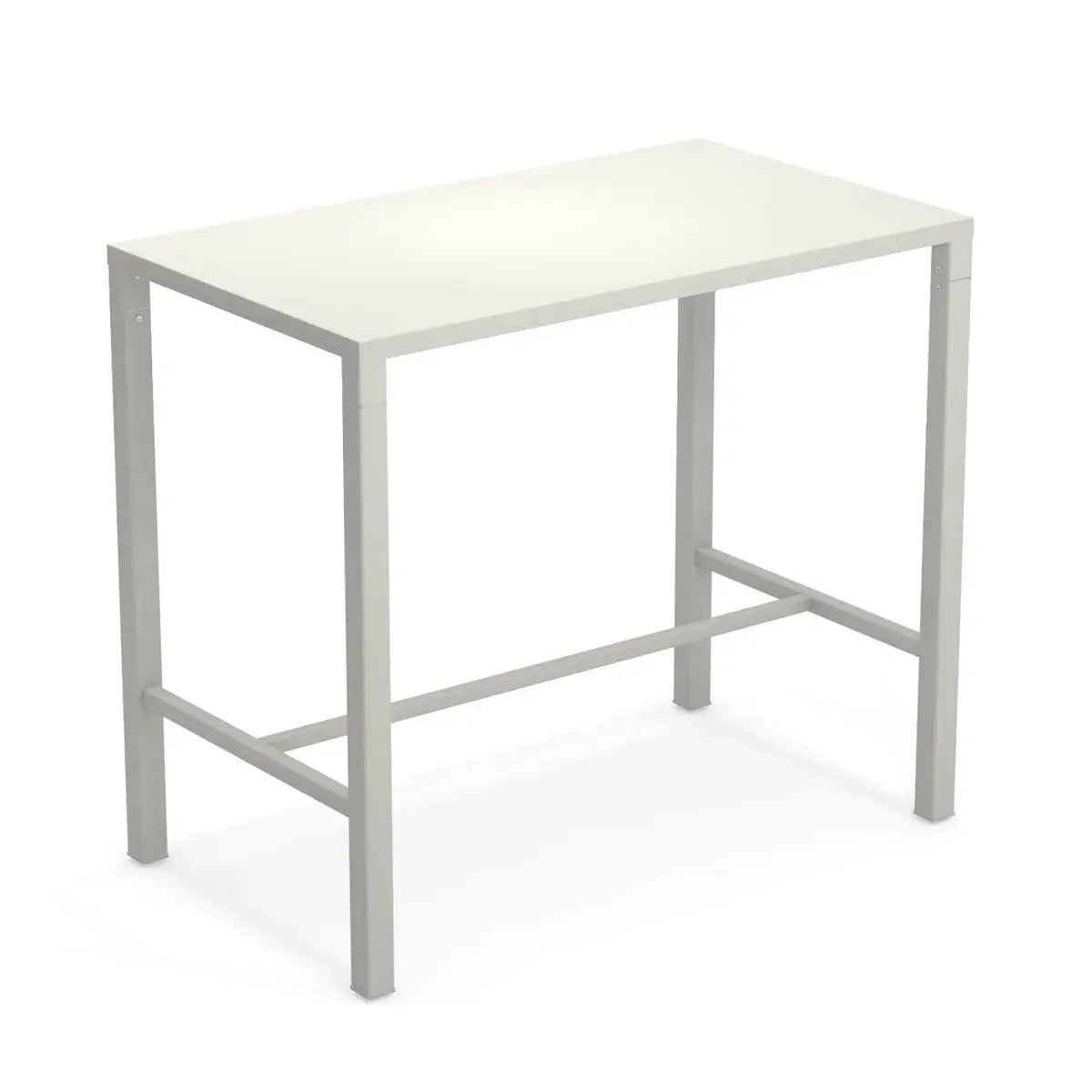 B-Ware Emu Hochtisch Outdoortisch Gartentisch Weiß 120 X 70 Cm Balkonmöbel Siehe Text