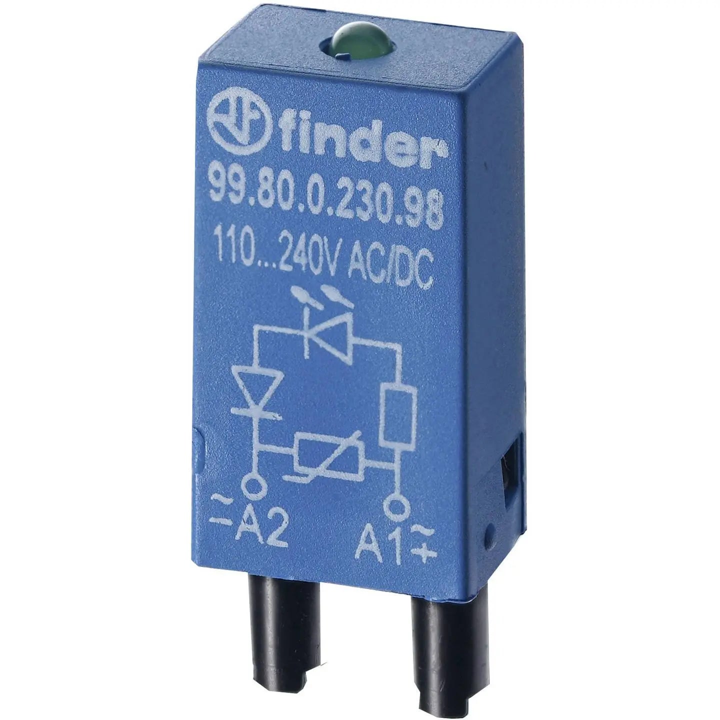 B-Ware Finder Steckmodul Einsatz Led Diode Grün Blau Bulk Freilaufdiode 10 Stück