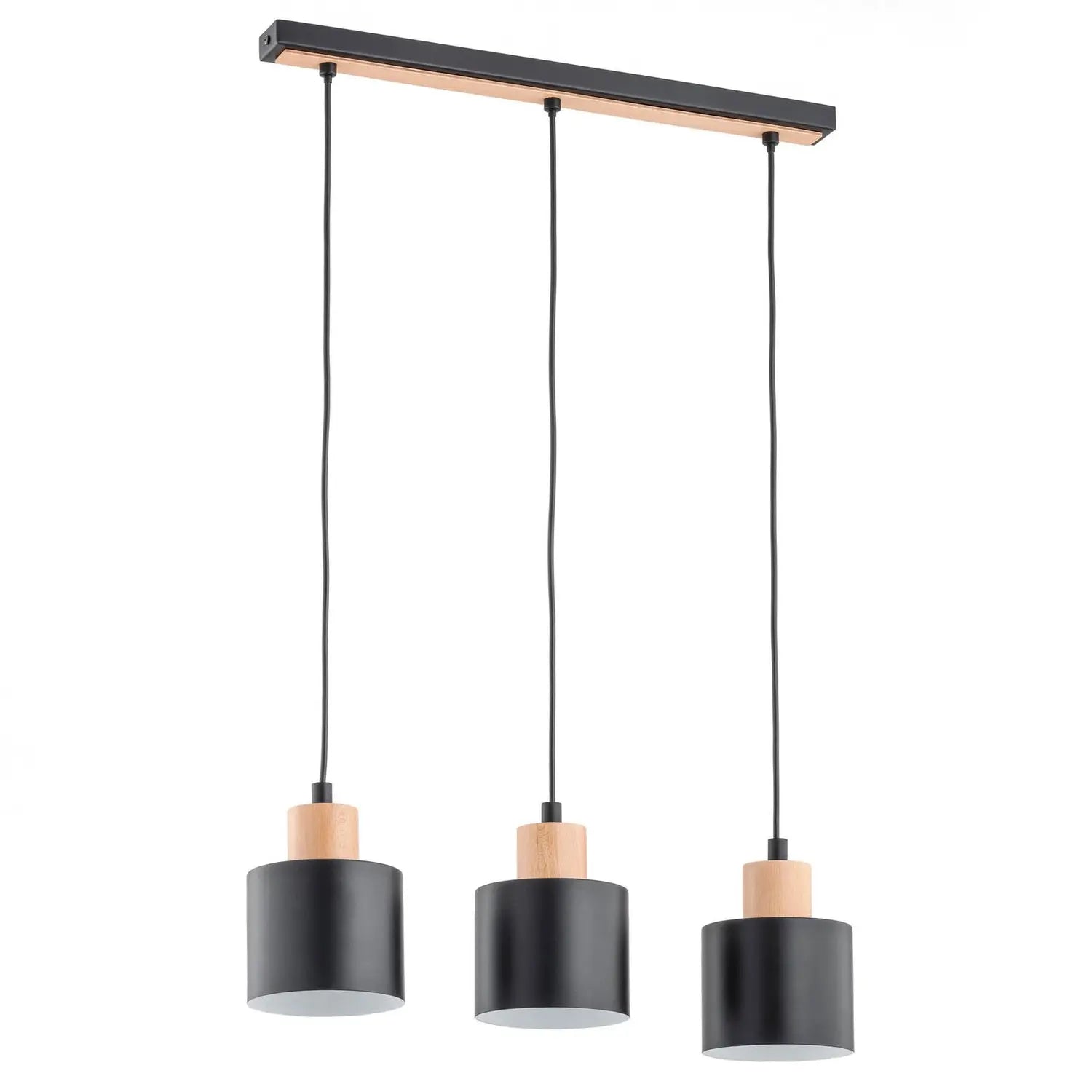 B-Ware Envostar Hängeleuchte Pendelleuchte Ilva Leuchte Lampe Schwarz Dreiflammig