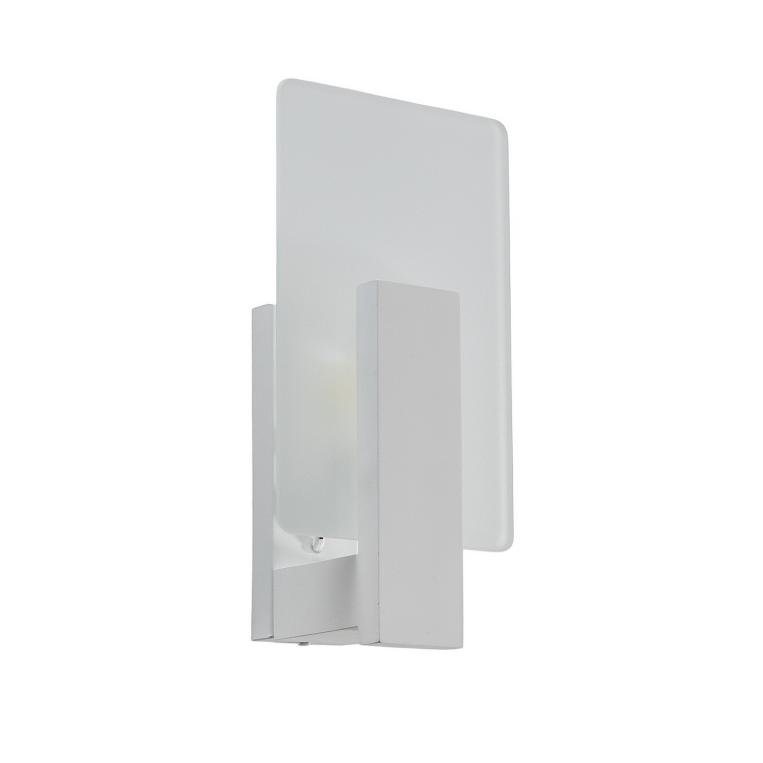 B-Ware Envostar Peach Puff Wandleuchte Wandlampe Led Glas Weiß Austauschbar Dimmbar