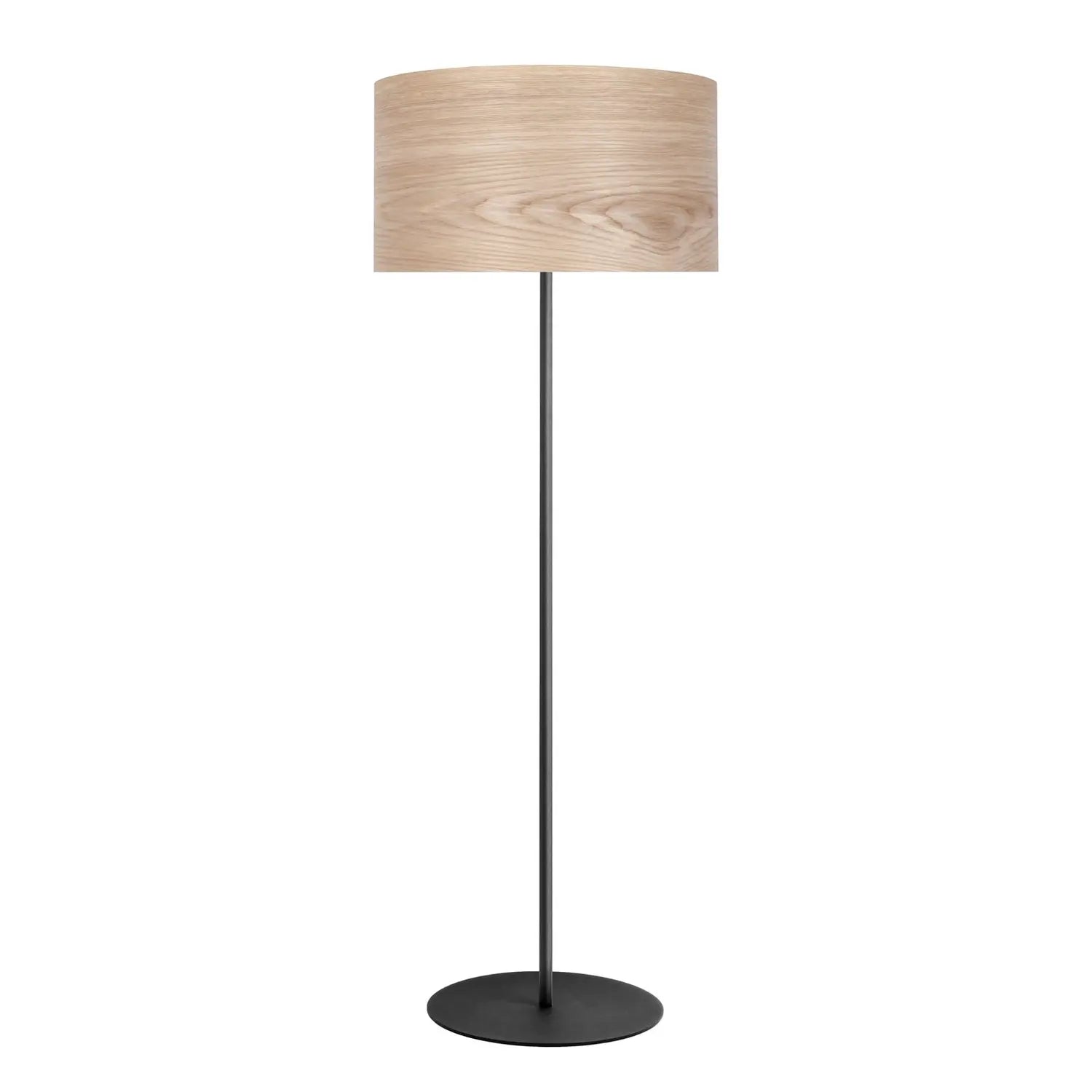 B-Ware Envostar Veneer Stehleuchte Standlampe Standleuchte Lampe E27 Kernholz Esche