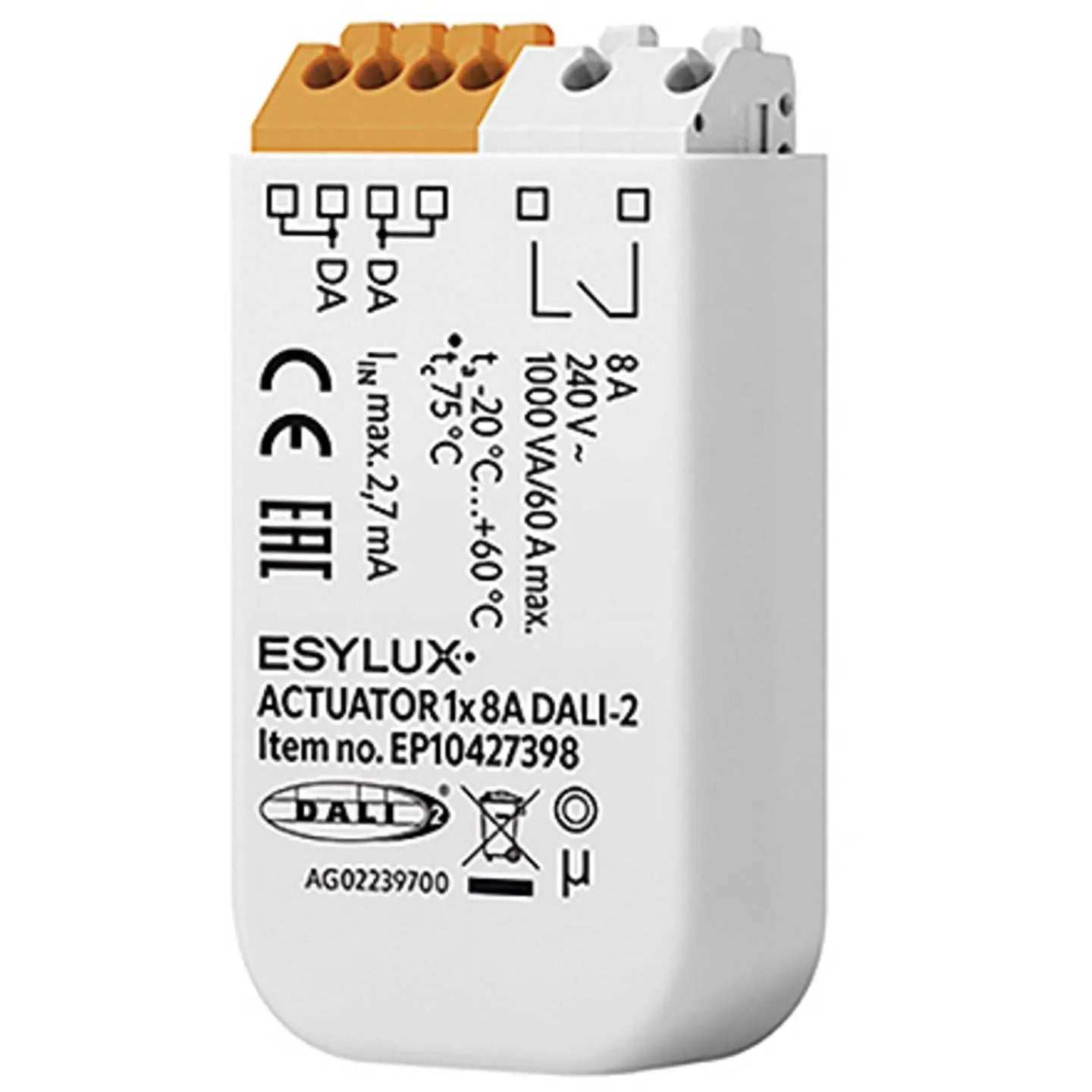 B-Ware Esylux Schaltaktor Stromstoßschalter Actuator Dali 2 Relaiskontakt Integration