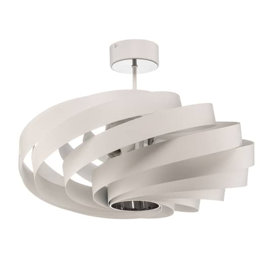 B-Ware Euluna Deckenlampe Vento Deckenlampe Deckenlicht Bilderlicht E27 Weiß ø 60 Cm