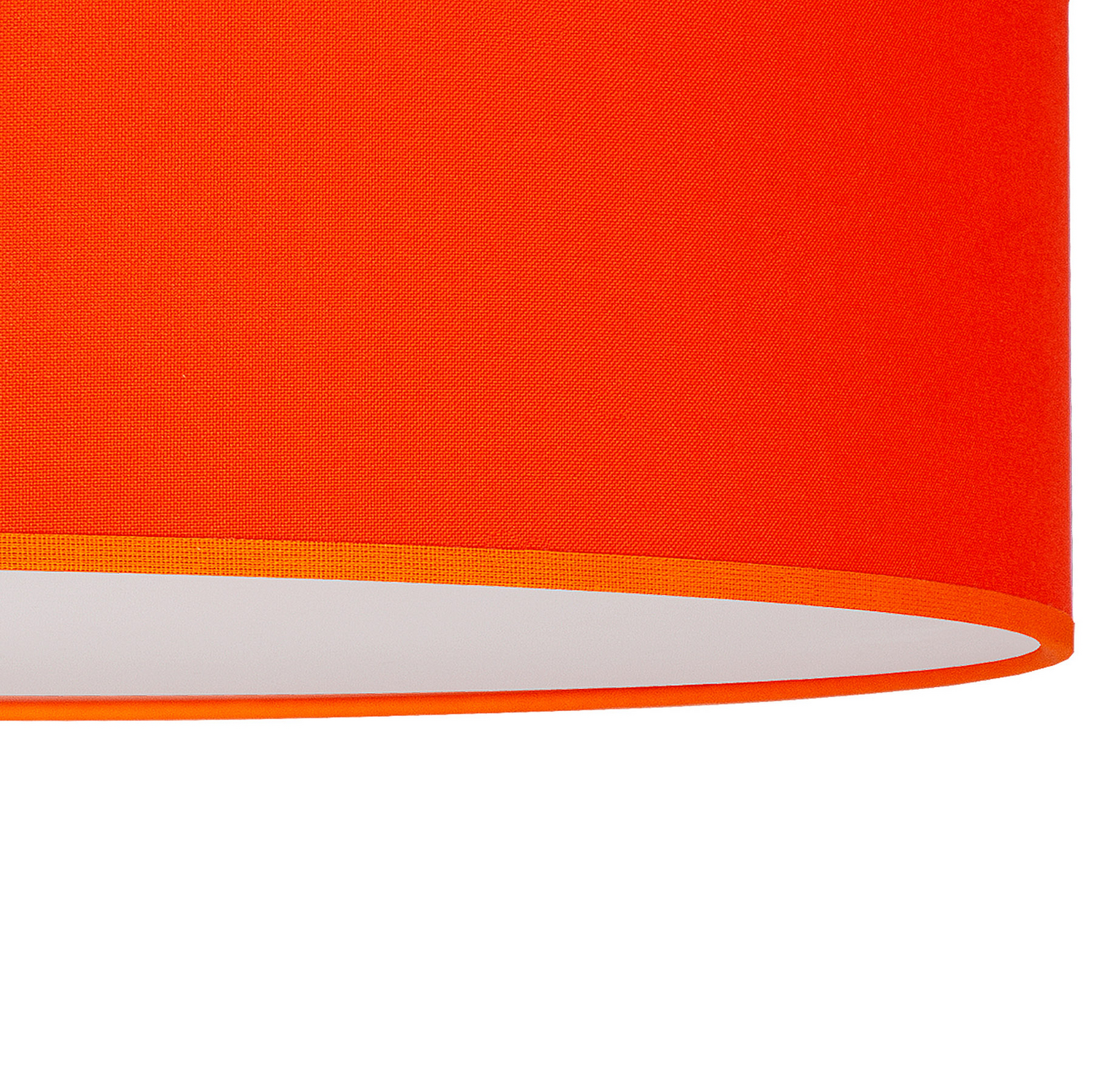 B-Ware Euluna Roller Decke Stoffschirm Orange ø 50 Cm Deckenlampe Lampe Leuchte Spot