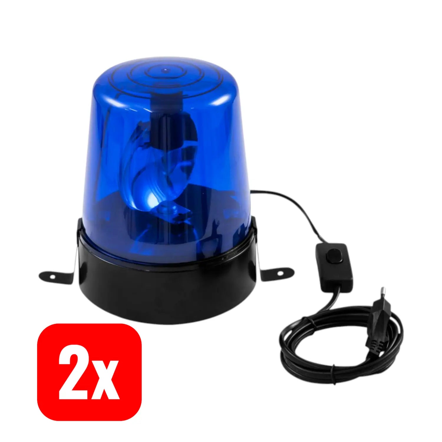 B-Ware Eurolite Led Polizeilicht Leuchtmittel 1 Blaulicht Leuchte Polizei 2 Stück
