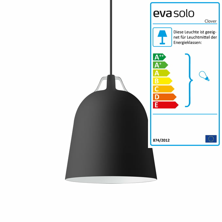 B-Ware Eva Solo Clover Pendelleuchte Pendelleuchte Hängeleuchte Deckenlampe Schwarz