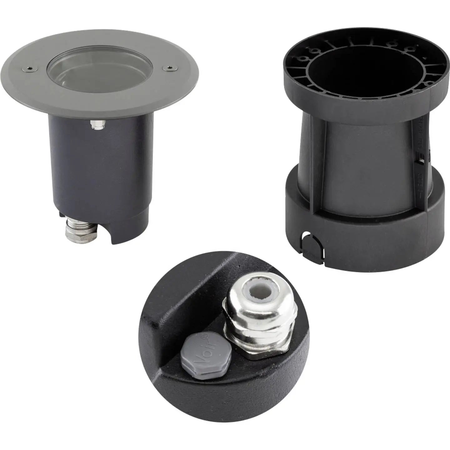 B-Ware Evn Bodeneinbauleuchte Bodeneinbaustrahler Led Aluminium Edelstahl Kunststoff