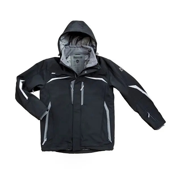 B-Ware Excess Winterjacke Soft Shell Jacke Winter Allrounder Softshell Schwarz Xl