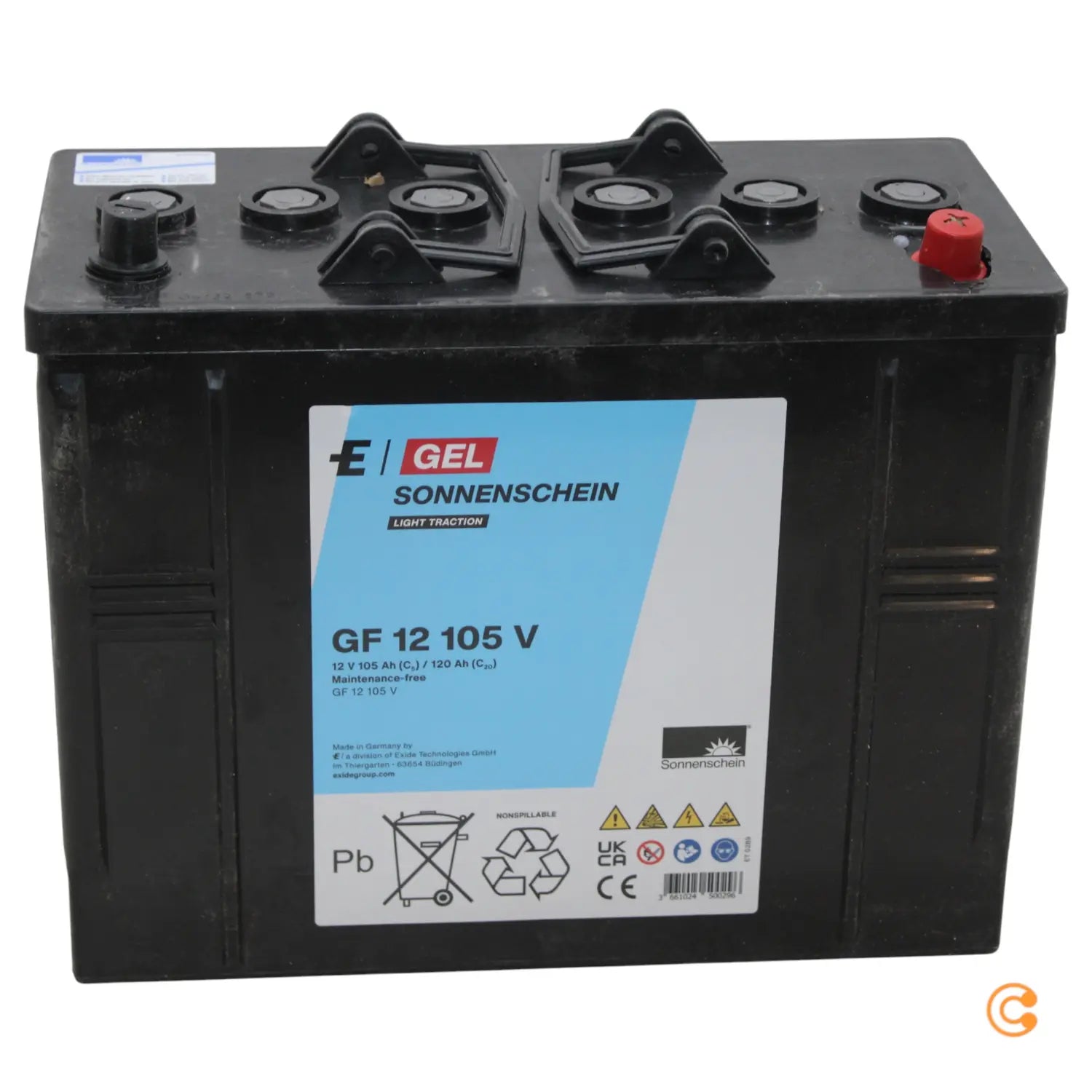 B-Ware Exide Antriebsbatterie Blockbatterie Batterie Gf 12 105 V 12 V Siehe Text/Foto