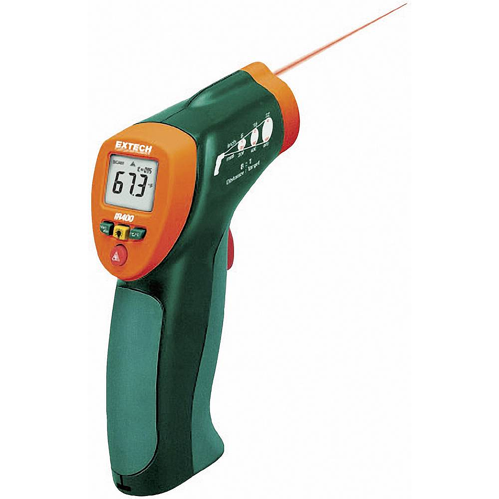 B-Ware Extech Infrarot Thermometer Pyrometer Ir400 Messtechnik Ziellaser 8 1 Optik