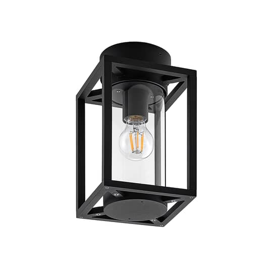 B-Ware Lucande Ferda Deckenlampe Hängelampe Außenlampe Gartenlampe Lampe E27 Grafitgrau