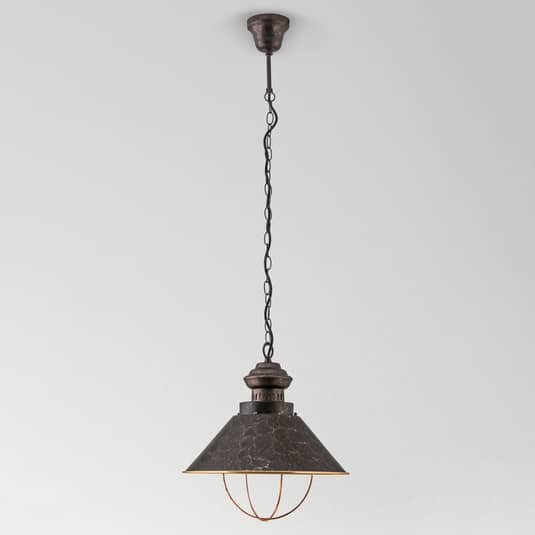 B-Ware Orion Rustikale Pendelleuchte Shanta Deckenlampe Hängeleuchte Wohnzimmerlampe