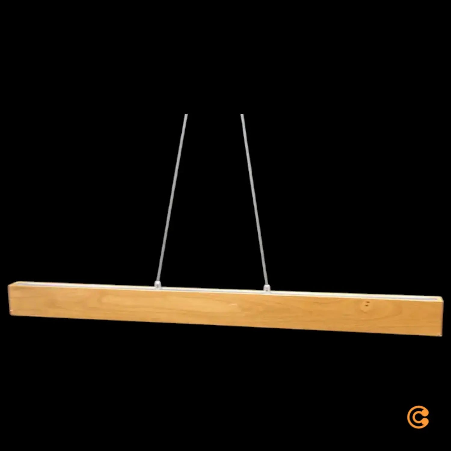B-Ware Fabas Luce Led Hängeleuchte Tastdimmer Eichenholz Länge 110 Cm Siehe Text/Foto