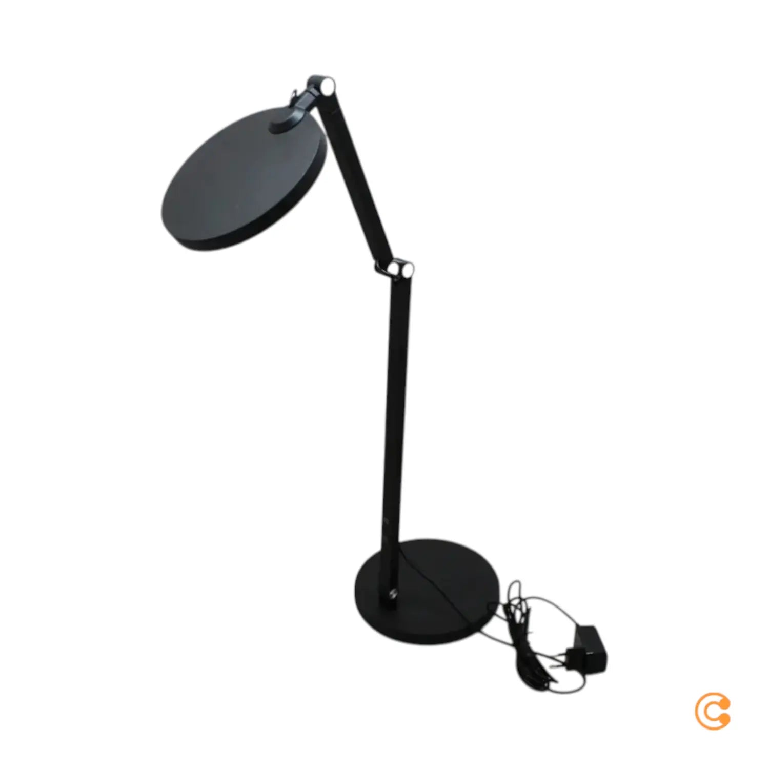 B-Ware Fabas Luce Schreibtischleuchte Tischlampe Led Regina Dimmer Metall Schwarz 80 Cm