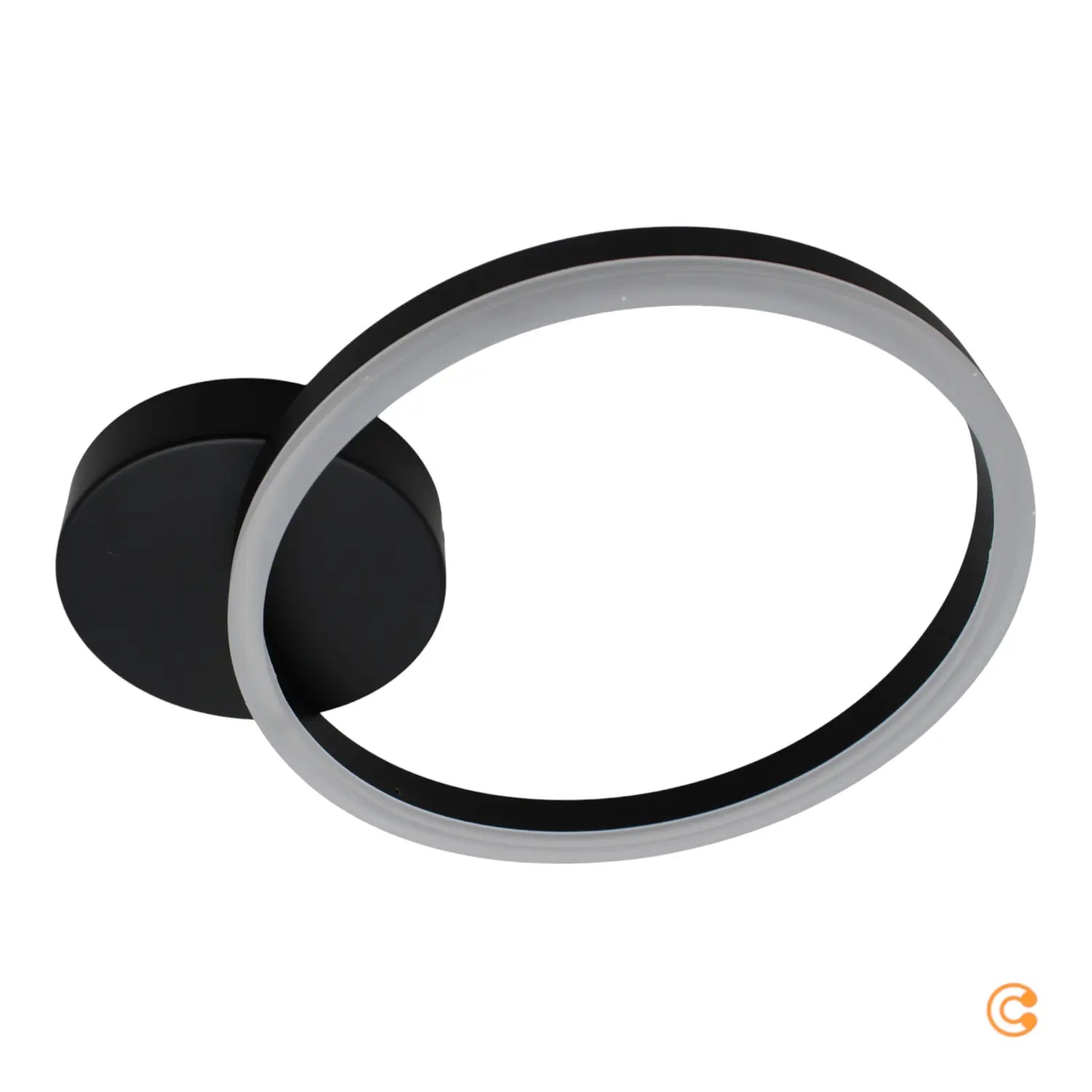 B-Ware Fabas Luce Led Wandleuchte Giotto Einflammig Schwarz Lampe Leuchte Licht