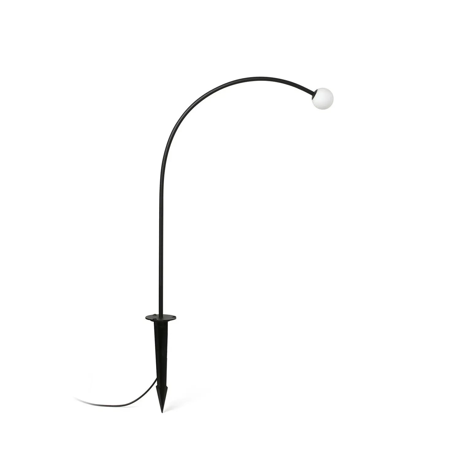 B-Ware Faro Barcelona Led Erdspießlampe Gartenleuchte Außenlampe Schwarz Edelstahl Glas