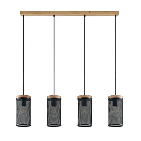 B-Ware Lindby Kiriya Hängeleuchte Deckenlampe Pendelleuchte Deko Deckenlampe E27 4 Flg
