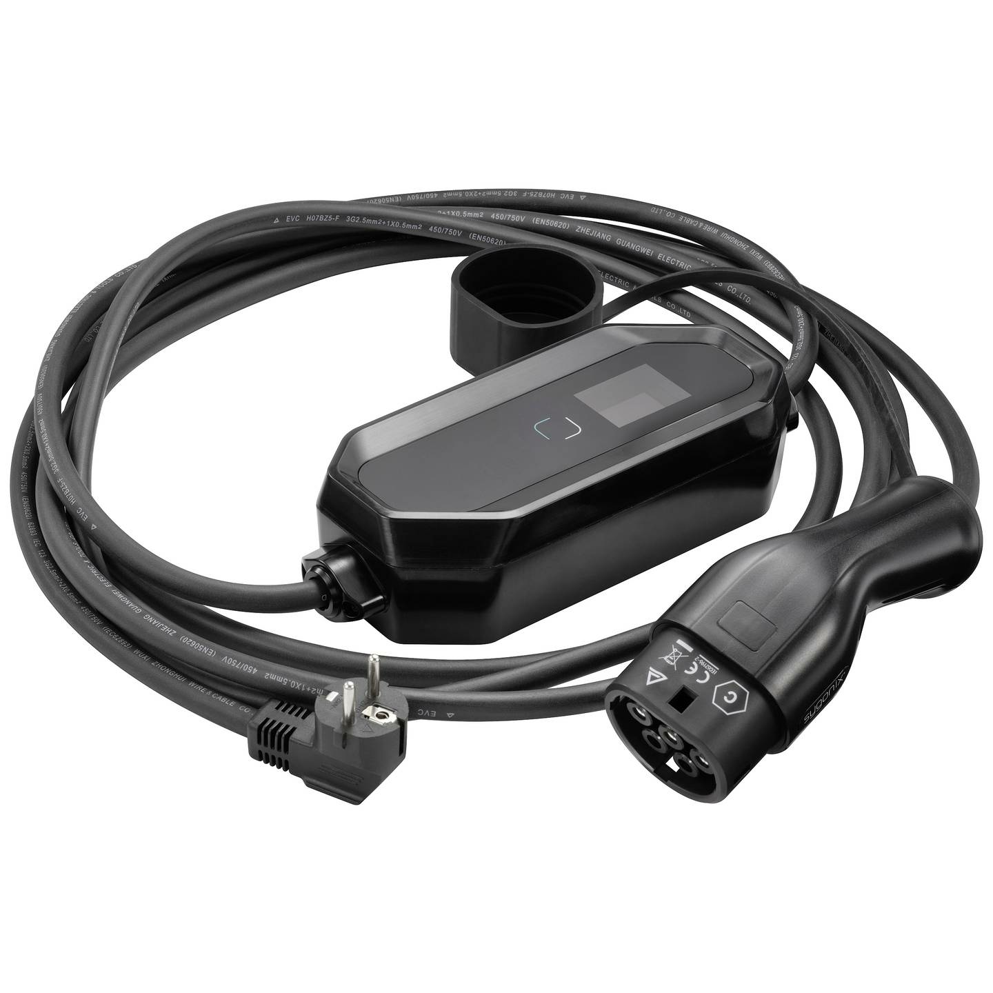 B-Ware Sygonix Mobile Ladestation Ladegerät Ladekabel 5 M Für E Auto Typ 2 Mode 2 16 A