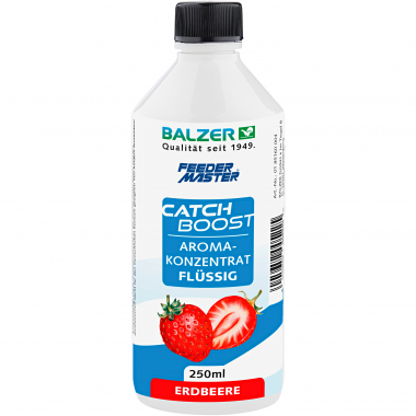 Feedermaster Flüssiges Aromakonzentrat Catch Boost (Erdbeere)