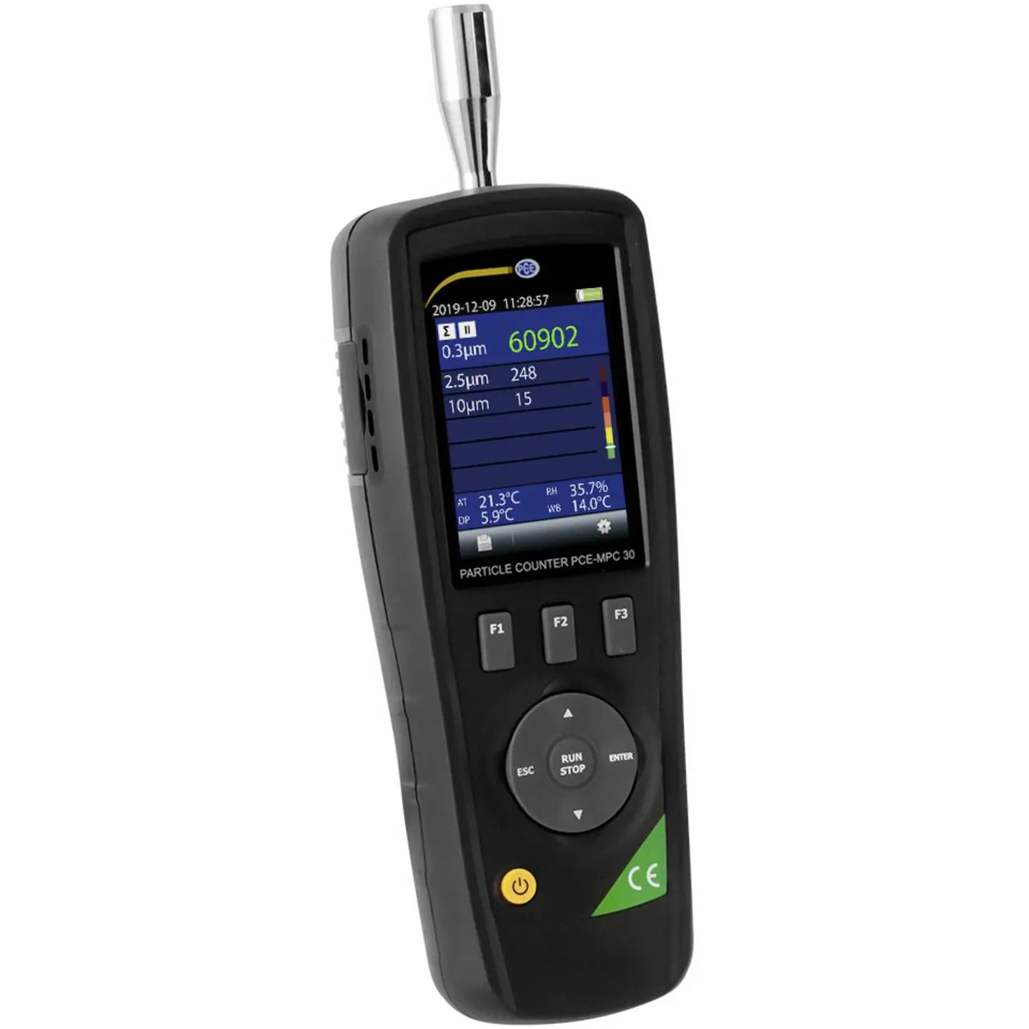 B-Ware Pce Feinstaubmessgerät Aerosolmessgerät Partikelzähler Pm25 Pm10 Formaldehyd