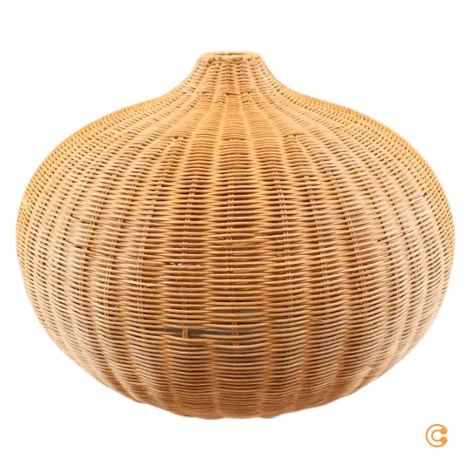 B-Ware Ferm Living Geflochtene Rattanleuchte Hängelampe Lampe Belly Siehe Text/Foto