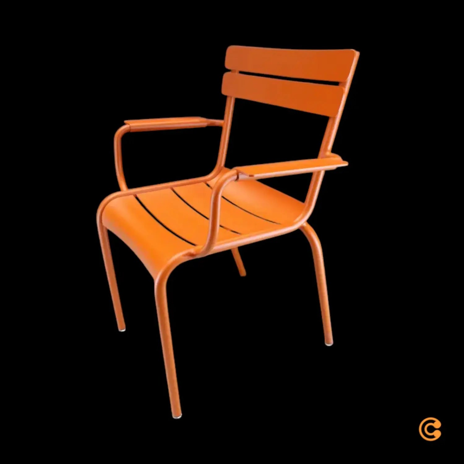 B-Ware Fermob Gartensessel Stuhl Gartenstuhl Luxembourg Orange Möbel Siehe Text/Foto