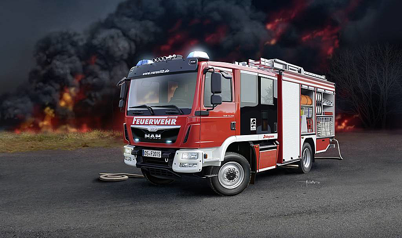 B-Ware Revell 07452 Schlingmann Hlf 20 Varus 4x4 Automodell Bausatz 1:24