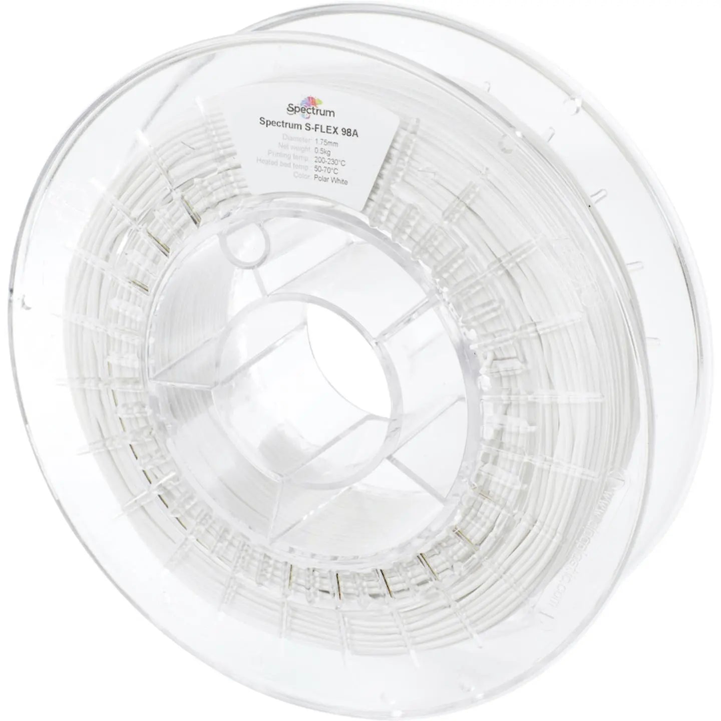 B-Ware Spectrum Filament S Flex 3 D Druckmaterial Tpu Polar White 1.75mm 500g Elastomer