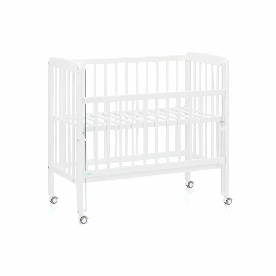 B-Ware Fillikid Nino Beistellbett Babybett Gitterbett Bett Weiß 90x45cm Siehe Text/Foto