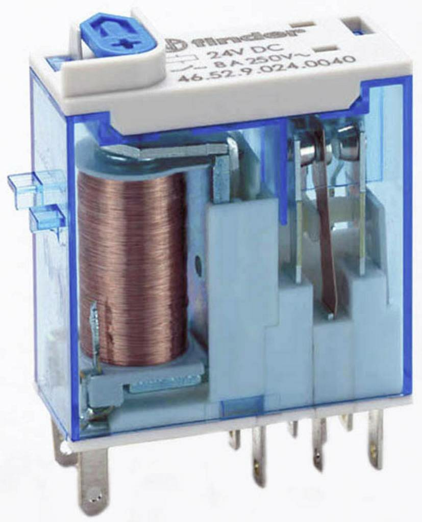 B-Ware Finder Steckrelais Printrelais Koppelrelais 12 V/Dc 8 A 2 Wechsler 10 St. Tray