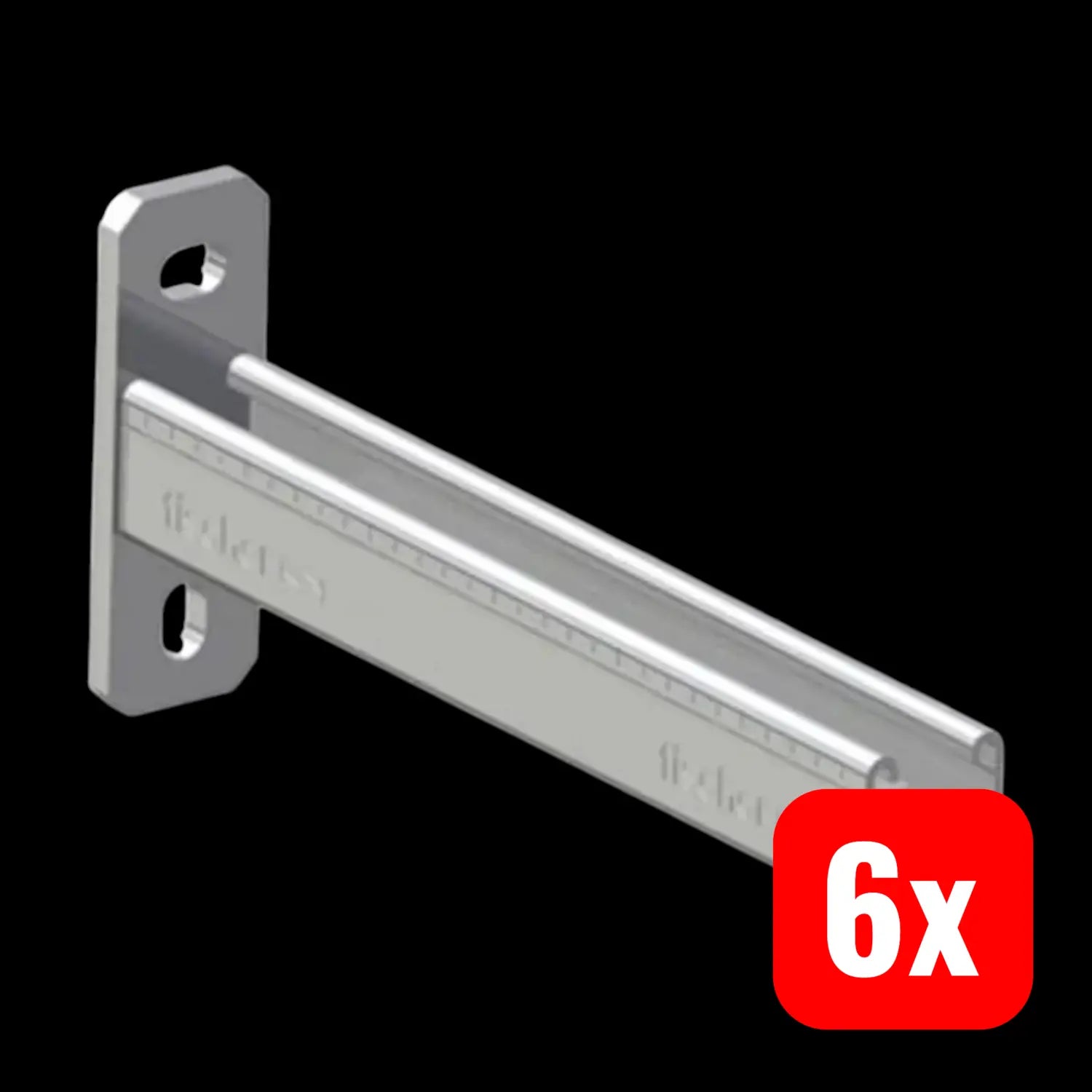 B-Ware Fischer Auslegerkonsole Wandkonsole Fca 450 Halterung Länge 450 Mm 6 Stück