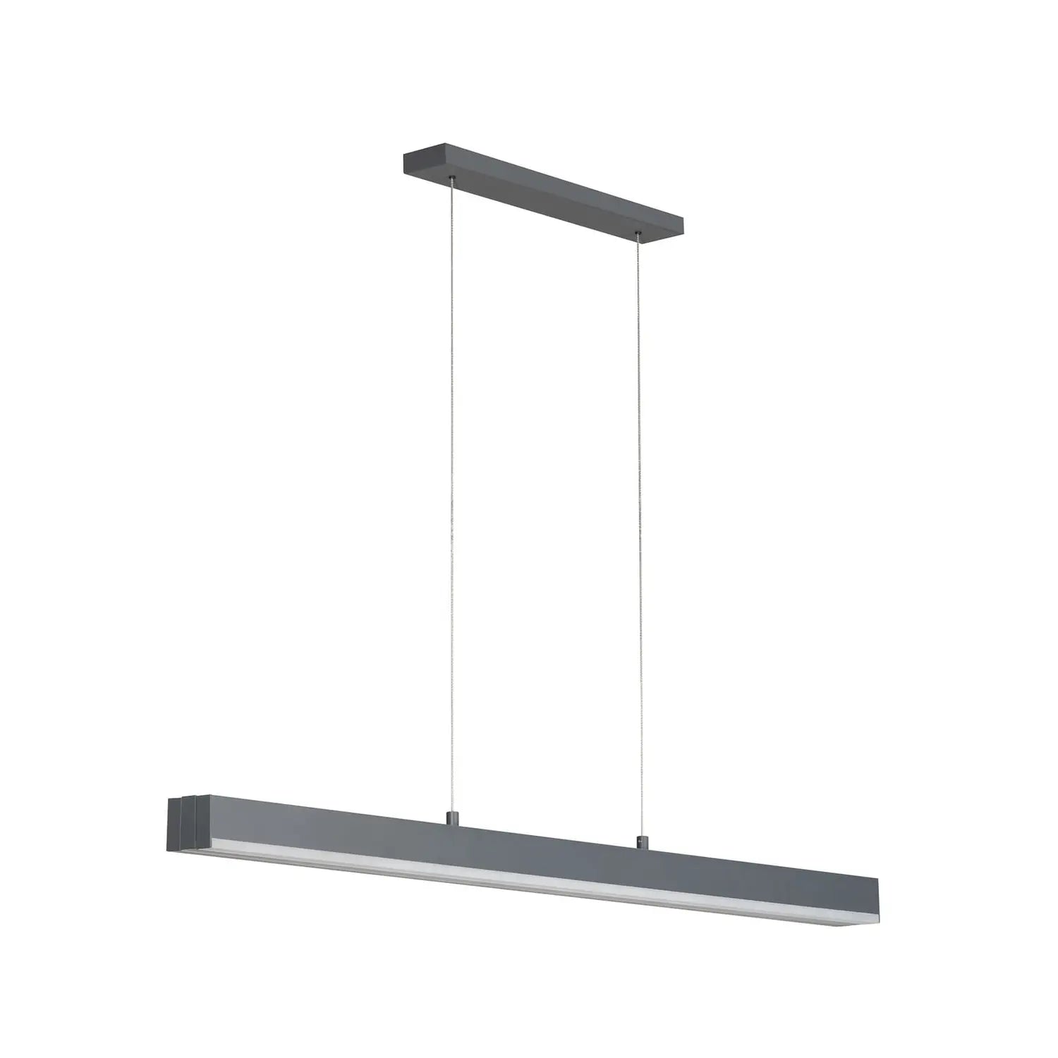 B-Ware Fischer Honsel Hängeleuchte Pendelleuchte Vayana Led Grau Touchdimmer Cct 189 Cm