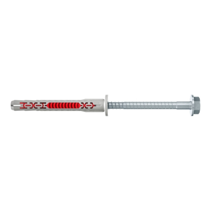B-Ware Fischer Langschaftsdübel Befestigungselement Duo Xpand 8x80 Fus Grau Nylon