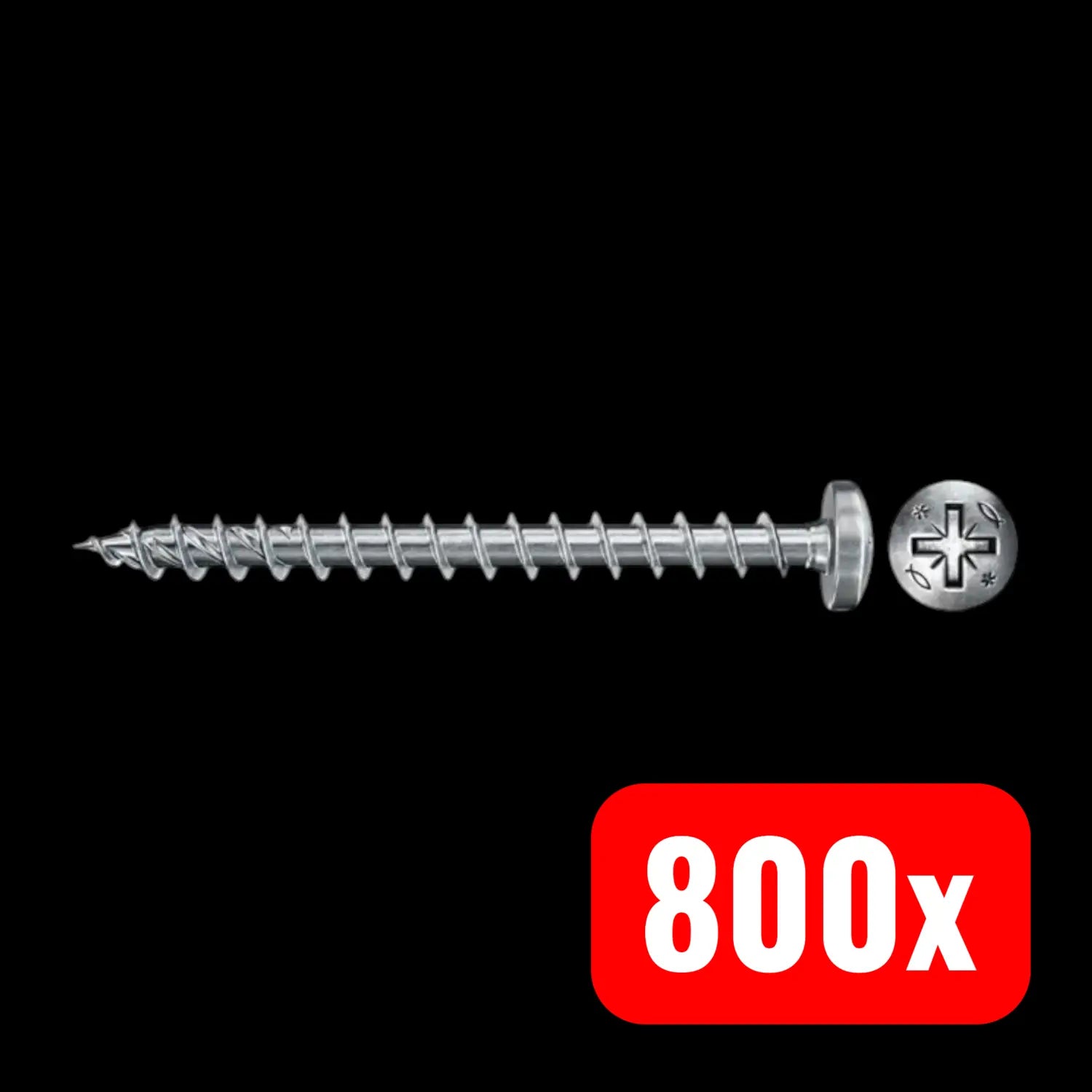 B-Ware Fischer Schraube Spanplattenschraube Power Fast Ii Befestigung Verzinkt 800 Stück