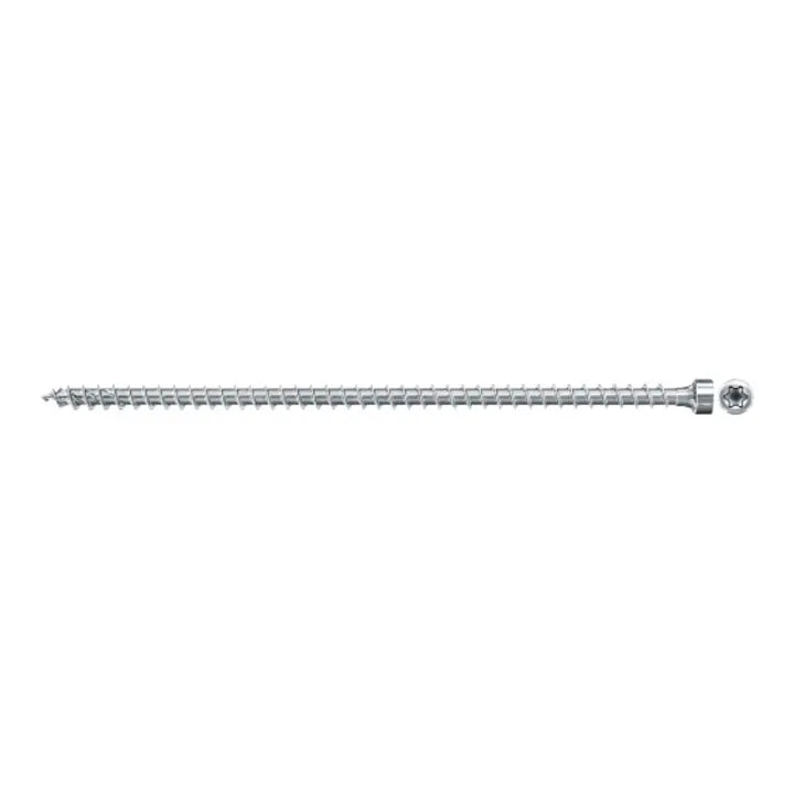 B-Ware Fischer Vollgewindeschraube Tx40 8x160 Schraube Power Full Ii Zylinder 50 Stück