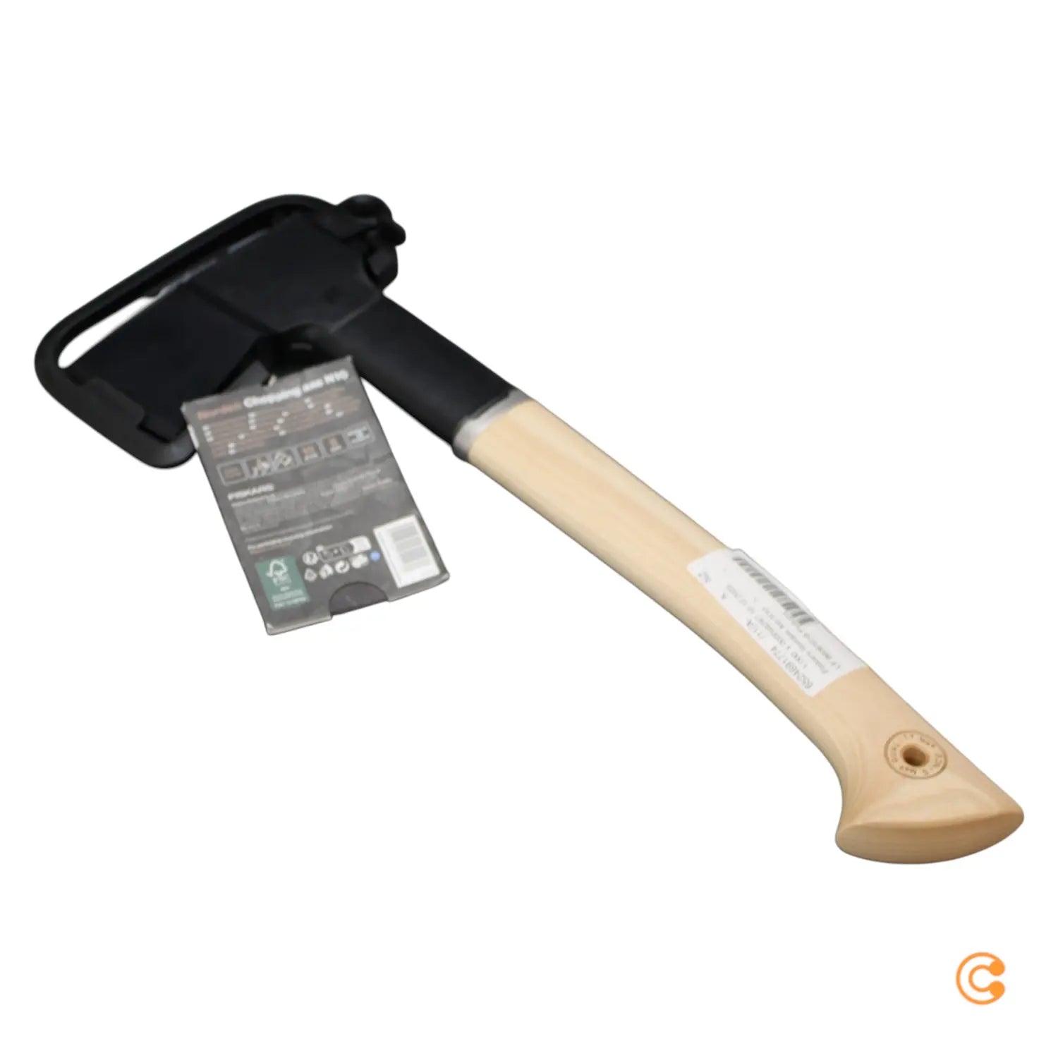 B-Ware Fiskars Axt Beil Universalaxt Schwarz Fiber Comp Karbonstahl Hickoryholz 1201 G
