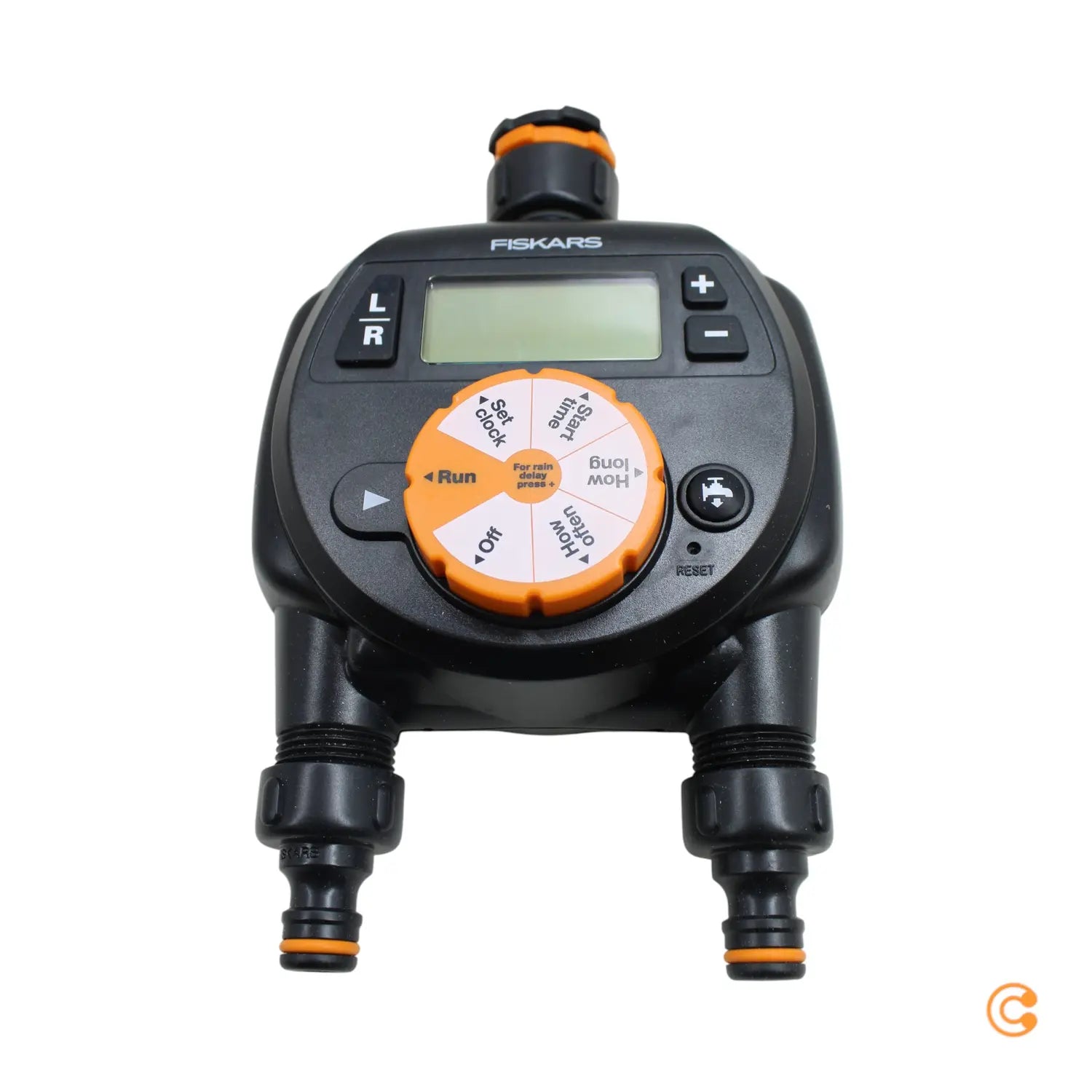 B-Ware Fiskars Zeitschaltuhr Timer Bewässerungssteuerung Garten 2 Ausgängen Digital