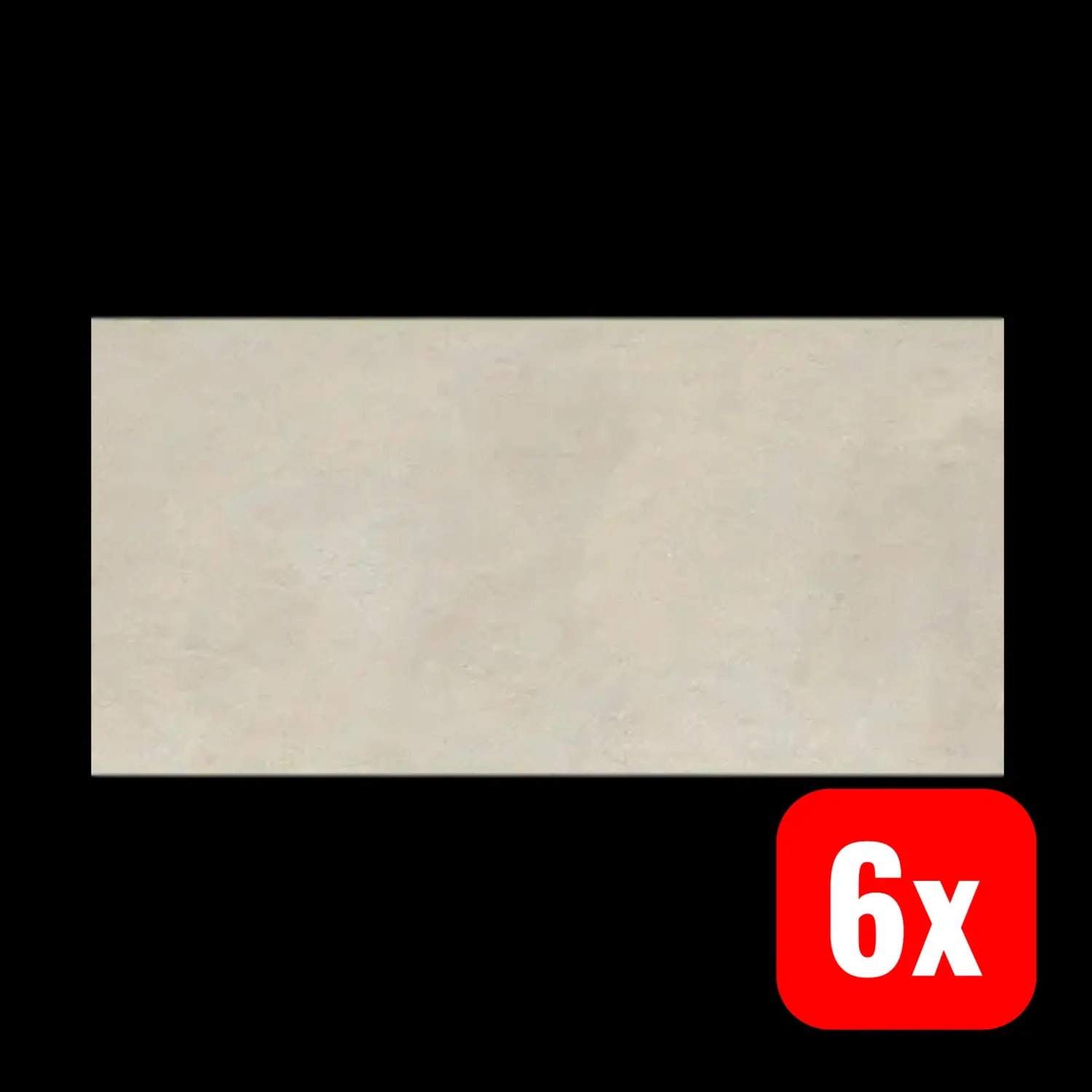 B-Ware Flairstone Platte Terrassenplatte Bodenbelag Feinsteinzeug Keramik Beige 6 Stück