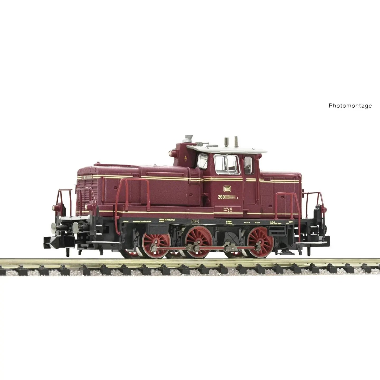 B-Ware Fleischmann N Diesellok Lokomotive Br 260 Rangierlok Db Modellbahn Spur N Dc
