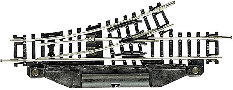 B-Ware Fleischmann N Gleis (Ohne Bettung) 22249 Weiche Elektrisch Links 104.2 Mm 24 °