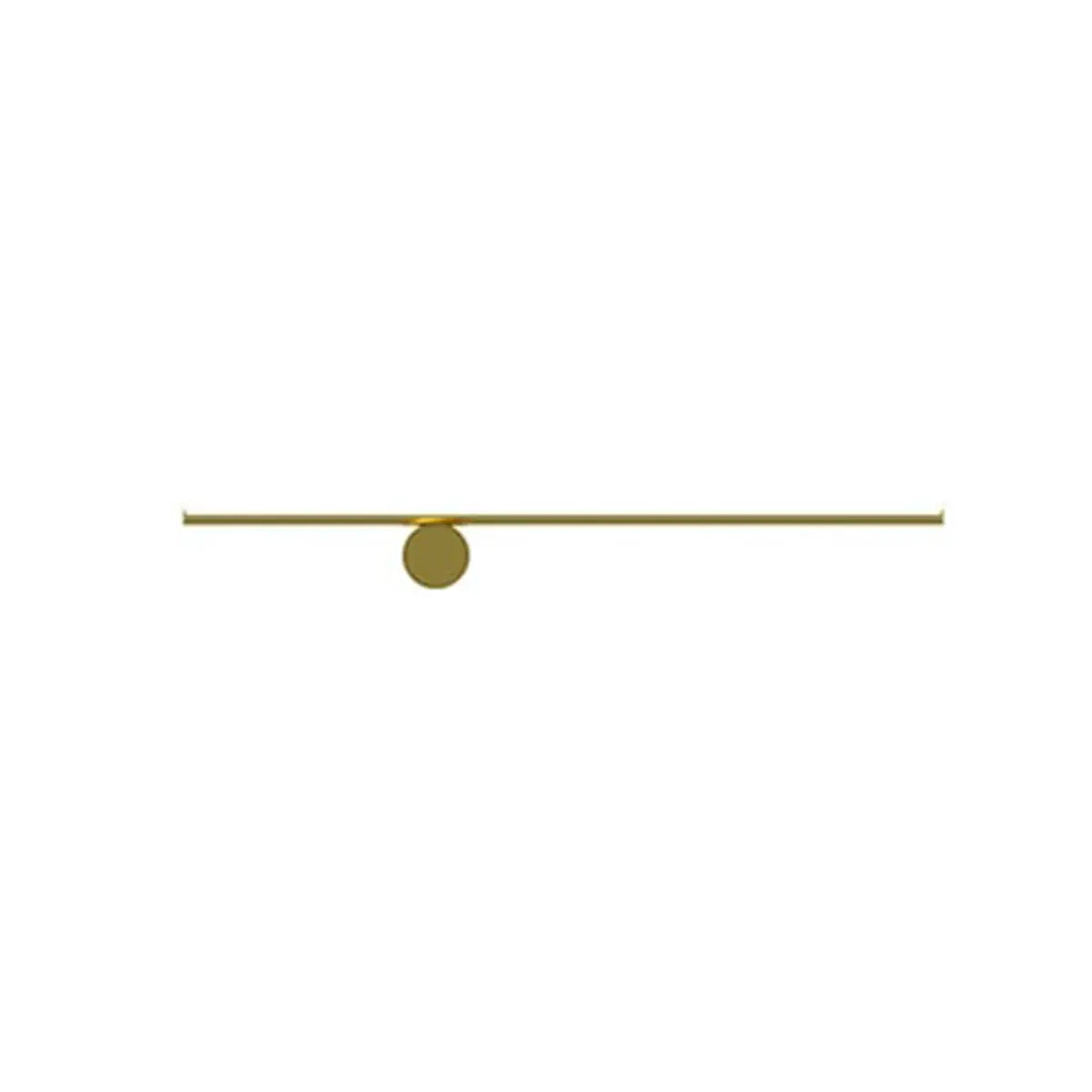 B-Ware Flos Wandleuchte Lampe Led Wandleuchte Champagner Aluminium 80cm 15 W Gold