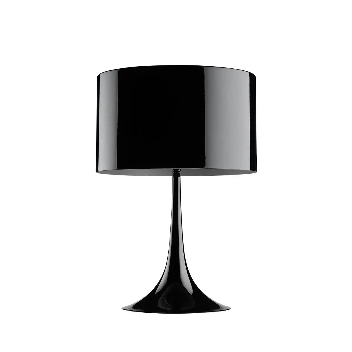 C-Ware Flos Tischleuchte Lampe Spun Light T1 Schwarz Glänzend Diffusor Siehe Text