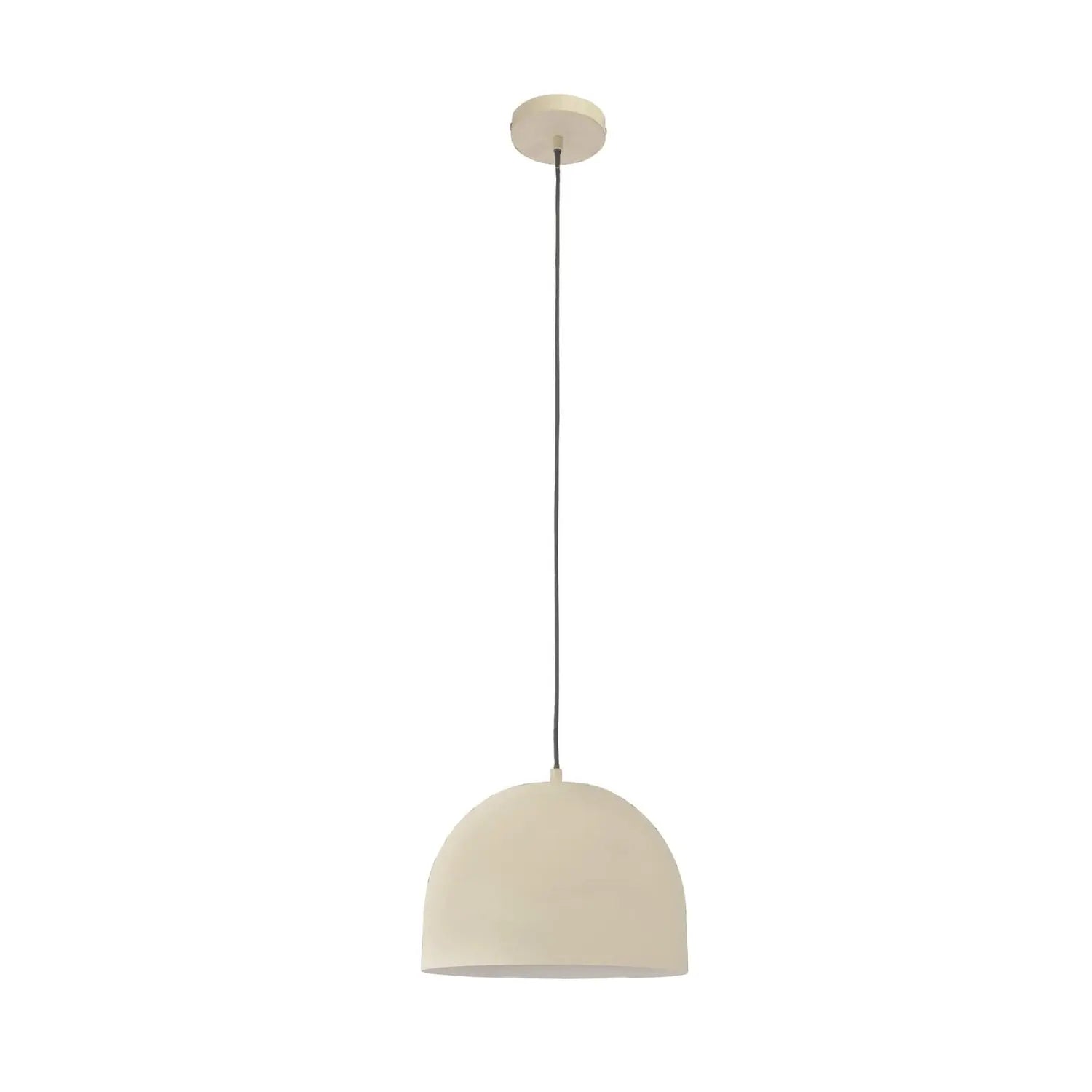 B-Ware Forlight Hängelampe Pendelleuchte Fres Beige Stahl Lampe Leuchte Esszimmer