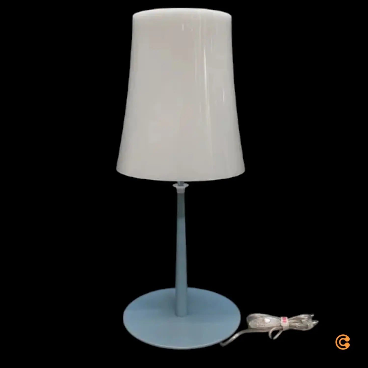 B-Ware Foscarini Birdie Easy Grande Tischlampe Tischleuchte Nachttischlampe Blau E27