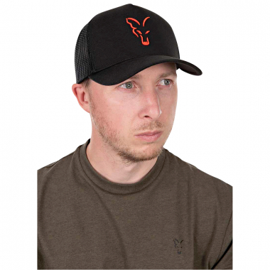 Fox Collection Trucker Cap (Black/Orange)
