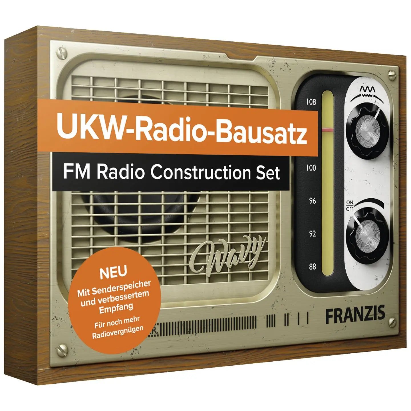 B-Ware Franzis Bausatz Radio Empfänger Ukw Steckbrett Sender Selbstbau Lautsprecher