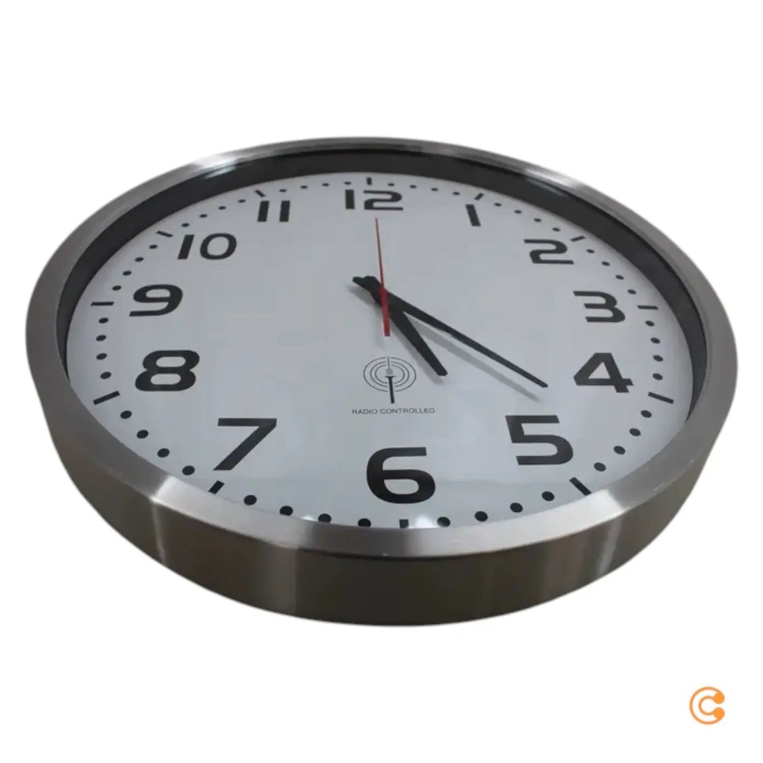 B-Ware Euro Time 56863 Funk Wanduhr Jumbo Funkuhr Uhr Küchenuhr Siehe Text/Foto402