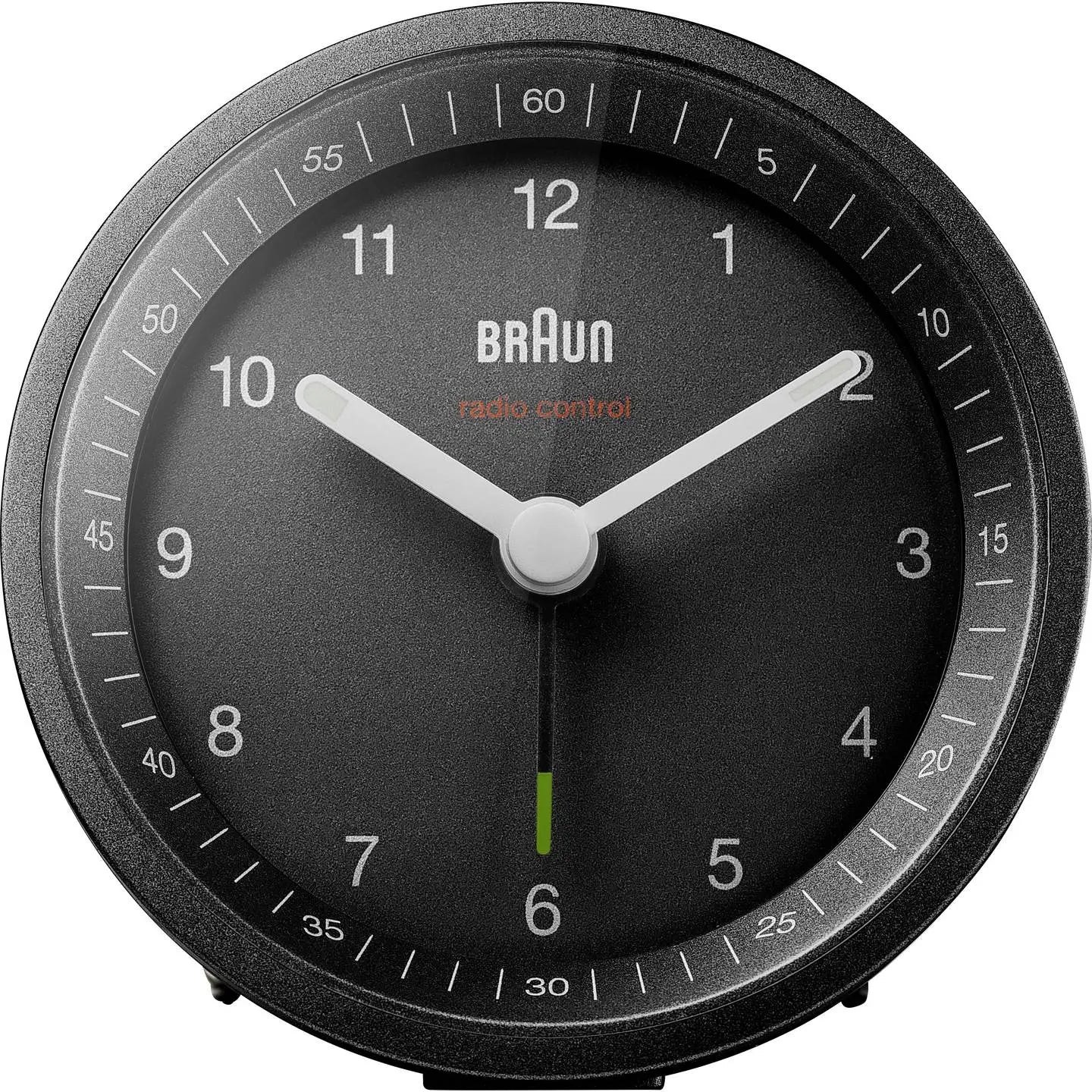 B-Ware Braun Funkwecker Wecker Uhr Analog Dcf77 Kunststoff Schwarz